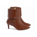 Bota Ankle Boot Capa Cano Curto