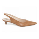 Sapato Scarpin Slingback Salto Kitten Heel
