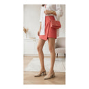 Sapato Scarpin Slingback Salto Bloco