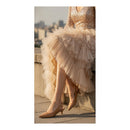 Sapato Scarpin Slingback Salto Kitten Heel