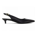 Sapato Scarpin Slingback Salto Kitten Heel