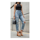 Sapato Scarpin Slingback Salto Bloco