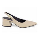 Sapato Scarpin Slingback Salto Bloco