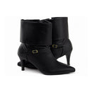 Bota Ankle Boot Capa Cano Curto