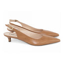 Sapato Scarpin Slingback Salto Kitten Heel