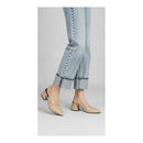Sapato Scarpin Slingback Salto Bloco