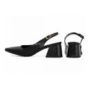 Sapato Scarpin Slingback Salto Bloco